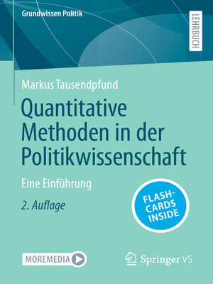 cover image of Quantitative Methoden in der Politikwissenschaft